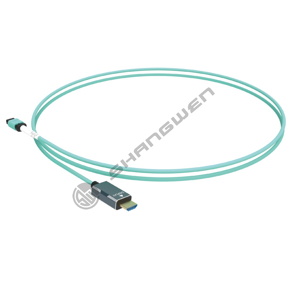 HDMI, optical fibers can be transferred to each other